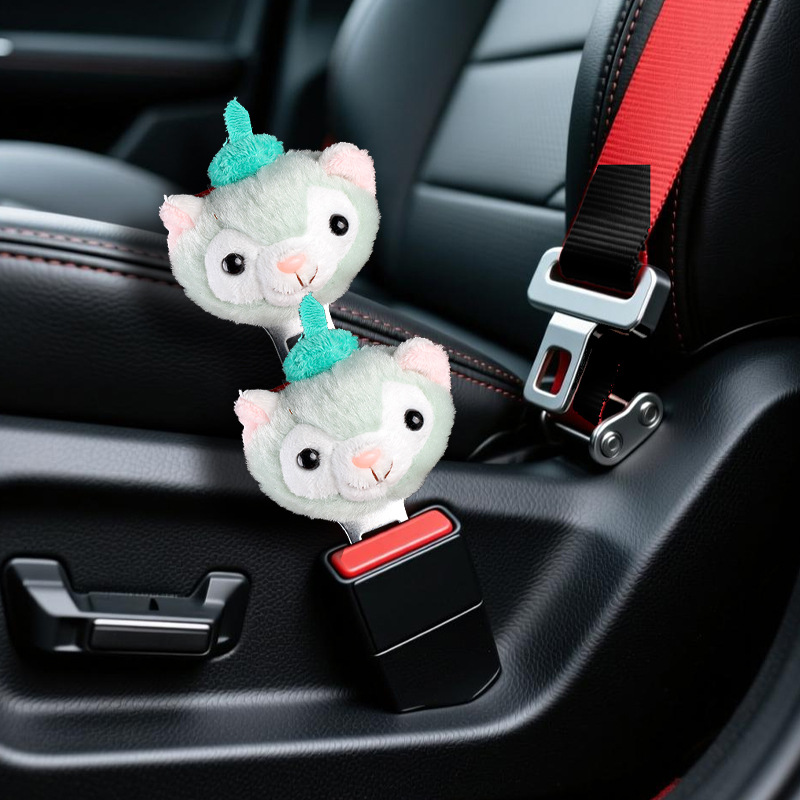 Cinturón de seguridad de automóvil bayonet un par de dibujos animados lindos Star Deluxe conector de extensión conector femenino