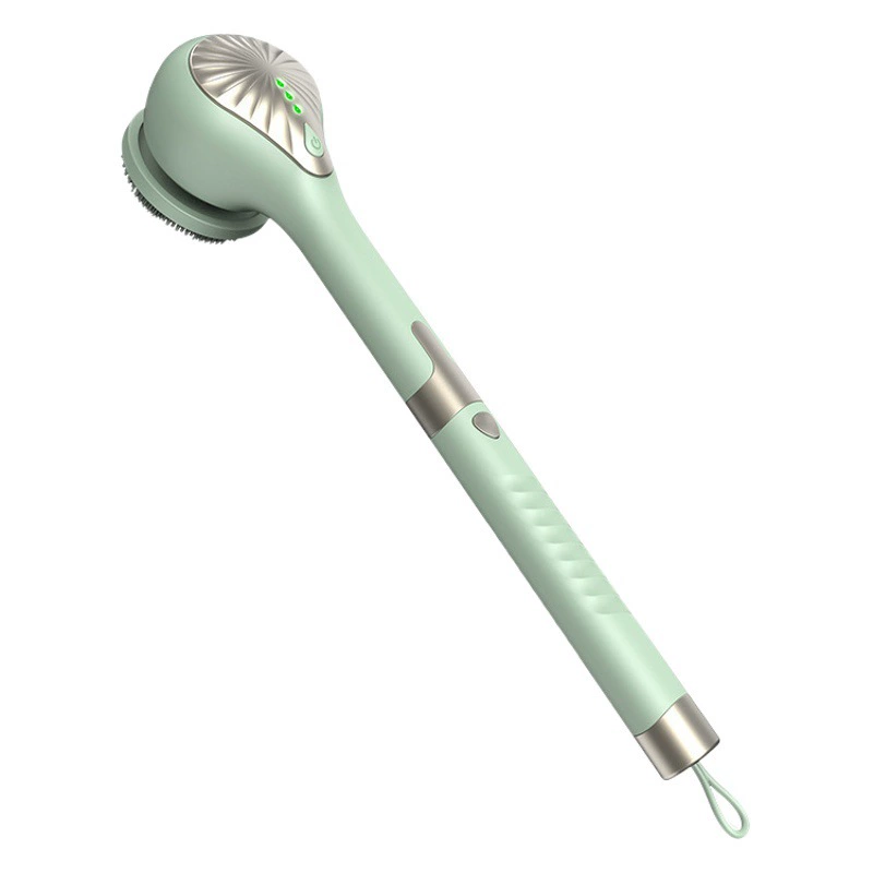 Новая электрическая щетка для ванны многофункциональная электрическая щетка для ванны Водонепроницаемая Чистящая Щетка с длинной ручкой Силиконовая задняя Чистящая Щетка