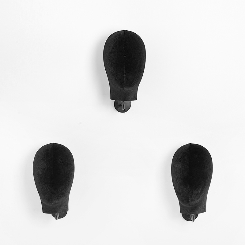 Soporte de exhibición de molde para cabeza de sombrero montado en la pared para colgar peluca femenina, molde para cabeza, soporte para sombrero, soporte para sombrero, soporte para cabeza, soporte para velo para la cabeza, soporte para colgar en la pared
