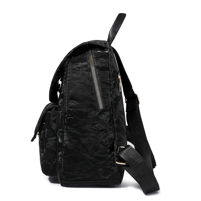 2024 invierno nuevo estilo coreano mochila para mujer moda casual color sólido mochila escolar para estudiantes de gran capacidad mochila de viaje