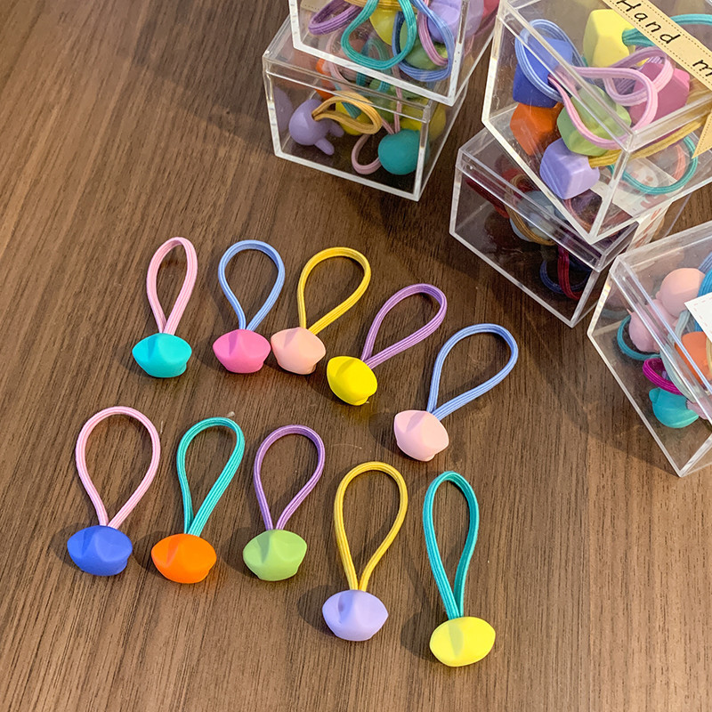 El lazo para el cabello del bebé no daña el cabello, banda de goma pequeña, cuerda para la cabeza, banda de goma elástica alta, cuerda para el cabello para niñas, tocado, accesorios para el cabello para niños al por mayor