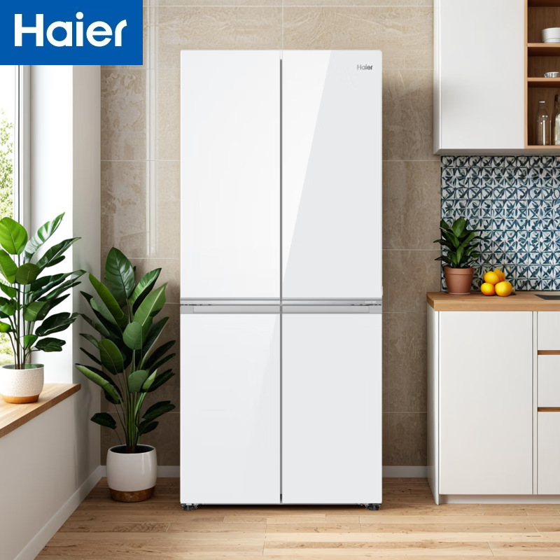 Haier/Haier Bcd-476Wghtdb9W1U1 Ultra-Thin Zero Embedded Cross-Door Four-Door Refrigerator