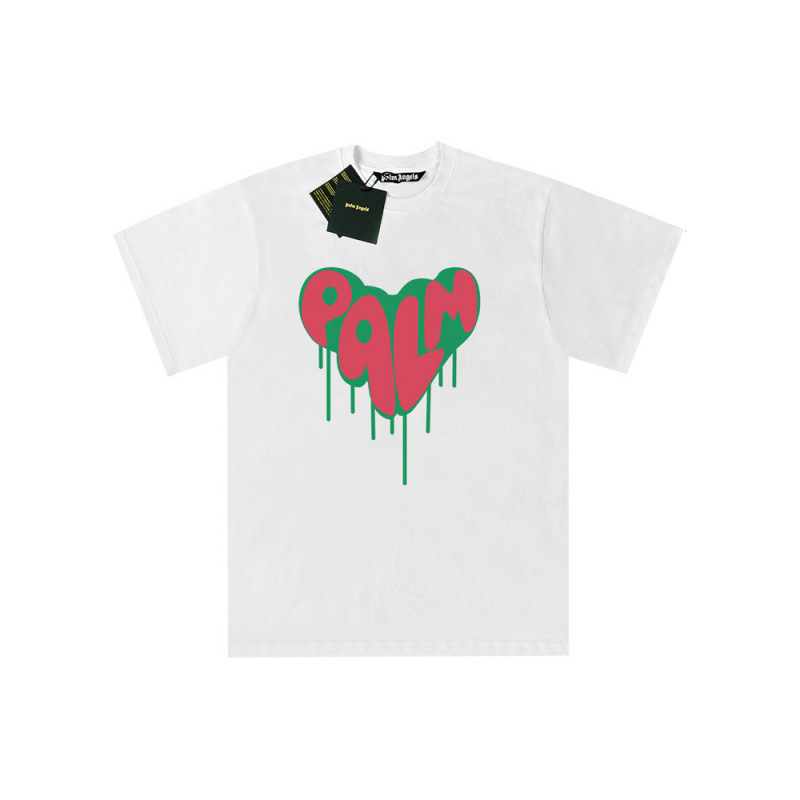 Cross-Border Trendy Brand Palm Angels Pa Cartoon Bear Headless Bear Short-Sleeved Loose-Fitting Unisex T-Shirt Summer
