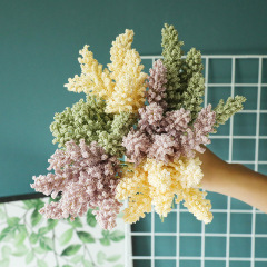 仿真花塔松泡沫束廠家假花綠植物批發婚慶裝飾品INS風跨境YC1062