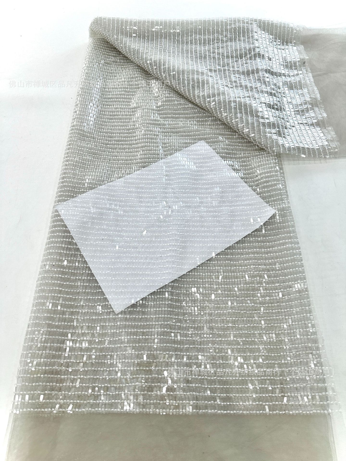 Tejido bordado Roll Sheet Sequin Tejido Gao Ding espectáculo festivo escenario de fiesta vestido de cena Tejido de moda