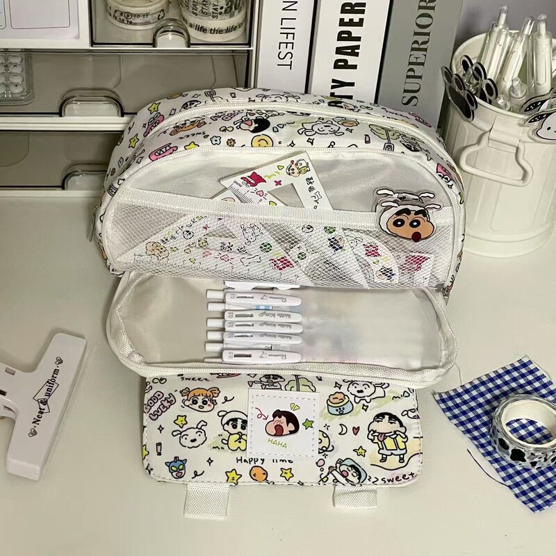 新款翻盖笔袋2.0合集多层大容量高颜值少女心多功能笔袋文具收纳|undefined
