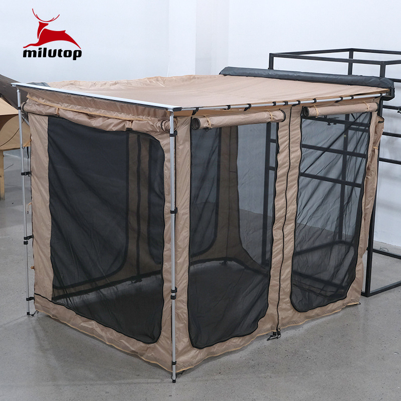 Casa de tela de fábrica directa de ciervo misterioso Carpa lateral Carpa lateral Casa de red de hilo Casa de tela dos en uno Casa de tela trapezoidal