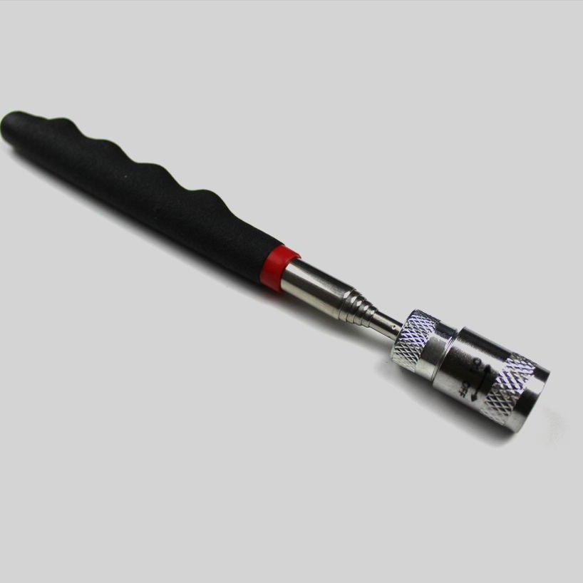 带灯吸杆 伸缩磁性可伸缩吸棒带LED灯伸缩  吸铁棒磁性吸力棒
