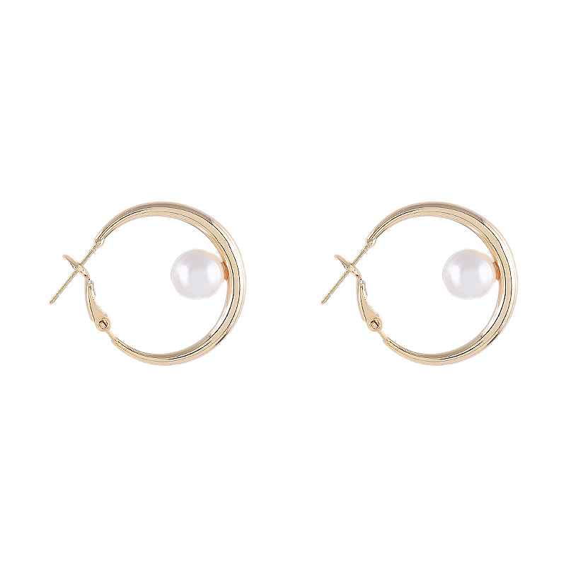 Pearl Minimalist Ear Clips For Women Personalized Light Luxury_voghion.com