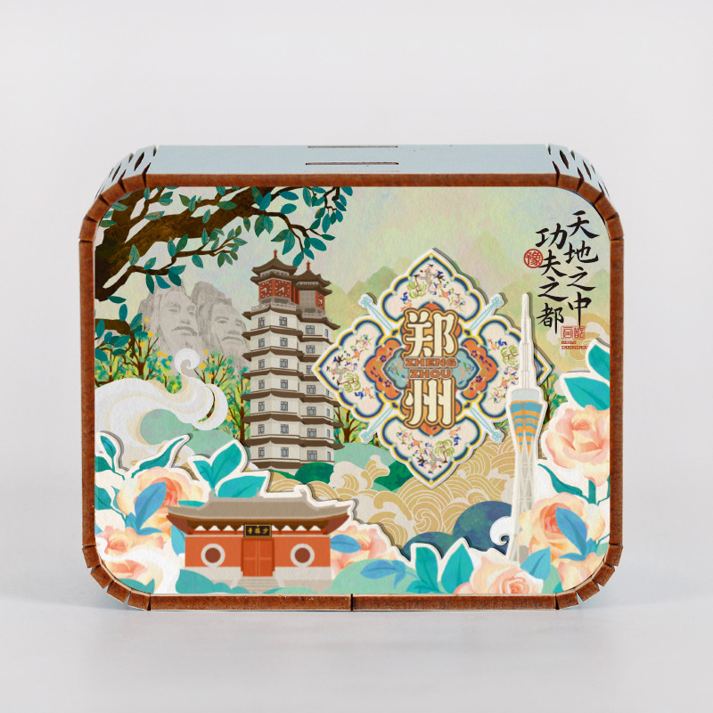 オリジナルアモイ重慶南京西安都市動態オルゴールオルゴールオルゴール観光記念品|undefined