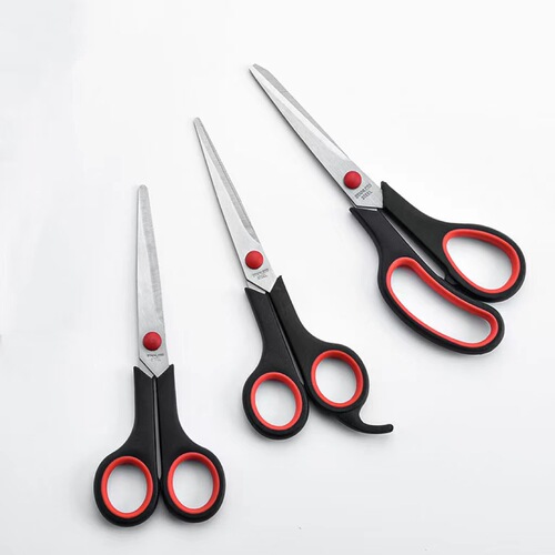 Factory wholesale 10-inch tailor's scissors stainless steel home office scissors rubber and plastic student hand scissors universal scissors