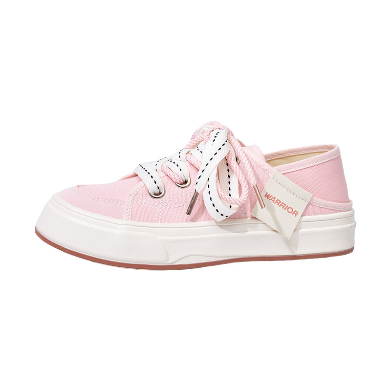 Resistente transpirable perezoso medio zapatillas para viajar pequeñas zapatos de lona frescos cómodos simples de color univoco zapatos de mujer