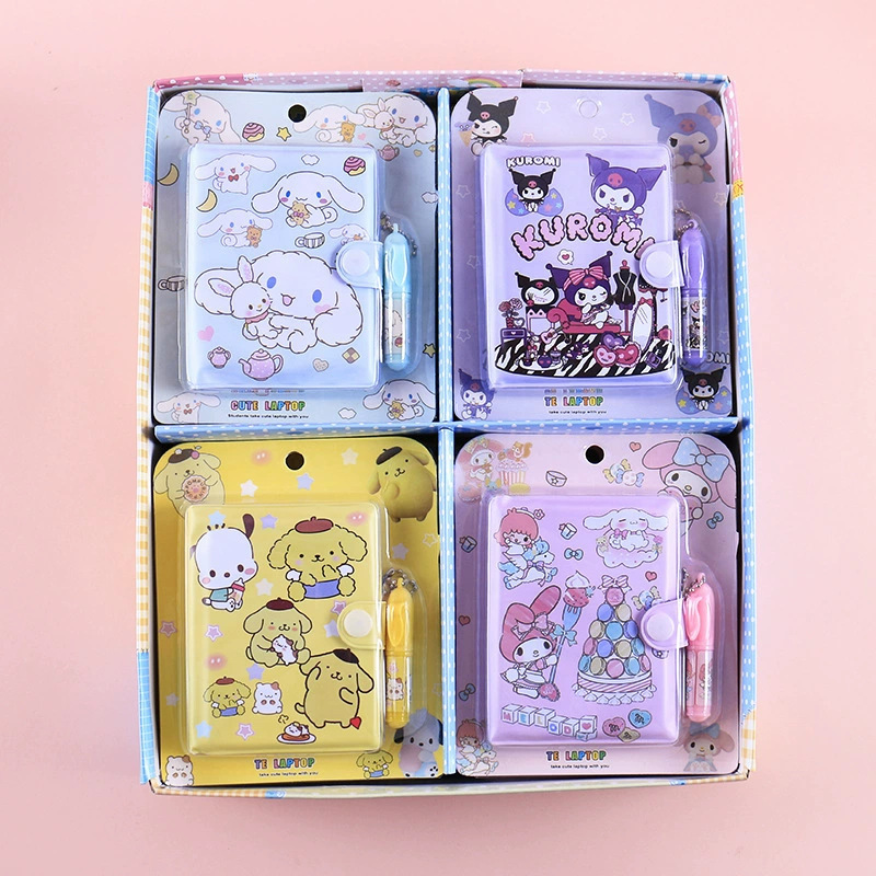 Nezha 2 Demon Boy Nao Sea Student Sanrio Juego de notas creativas alrededor de dibujos animados lindo libro de cuentas de mano portátil