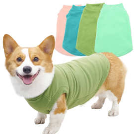 宠它纯色保暖狗狗衣服冬季新款宠物卫衣休闲比熊柴犬边牧厂家定制
