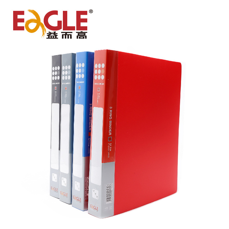 Yiergao A4 폴더 O형 버클 D형 버클 학생 시험 링 클립 파일 폴더 사무용품