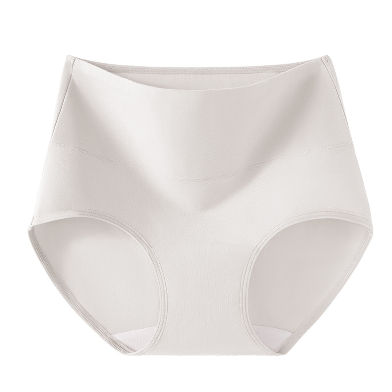 Bragas suaves transpirables de algodón de cintura alta entrepierna antibacteriana entrepierna de algodón entrepierna más larga pantalones de algodón de gran tamaño para mujer