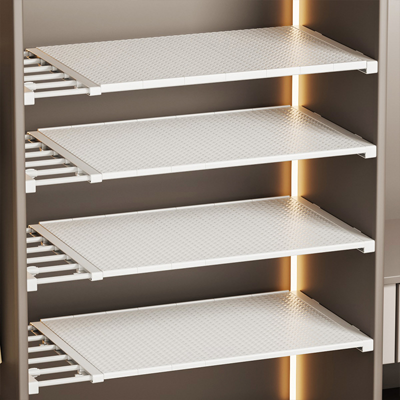 キャビネット層状棚、ワンライン棚、寮のワードローブ収納パーティション、靴キャビネットパーティション、伸縮式趙志呉