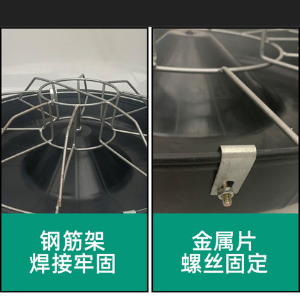 Cobertizo de cerdo espesado comedero de lechones comedero de alimentación de plástico comedero de cama de vivero comedero de alimentación de cerdo de plástico