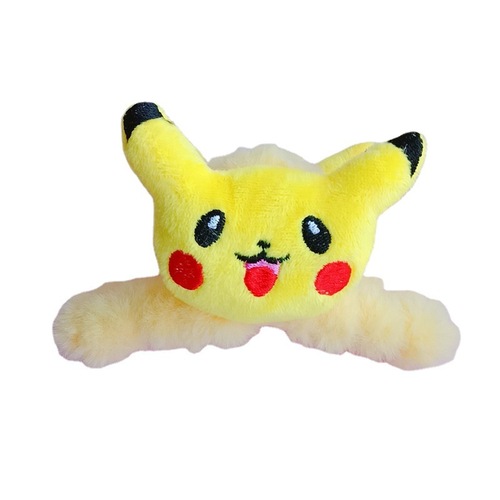 Plush Cartoon Doll New Autumn and Winter Plush Claw Cinnamon Dog Catch Clip on the Back of the Head Soft Hair Ornaments Cute Ornaments