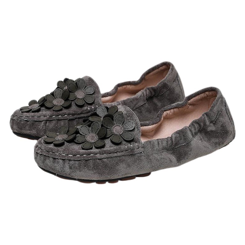2023 otoño nuevos mocasines de estilo coreano versátil inferior suave enfermera zapatos de trabajo para mujeres embarazadas más tamaño zapatos de mujer 43