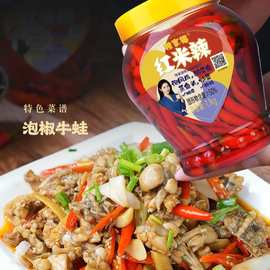 辣家福豉香朝天椒豆豉辣椒酱蒜香鱼头辣椒280g瓶装风味湖南特产家