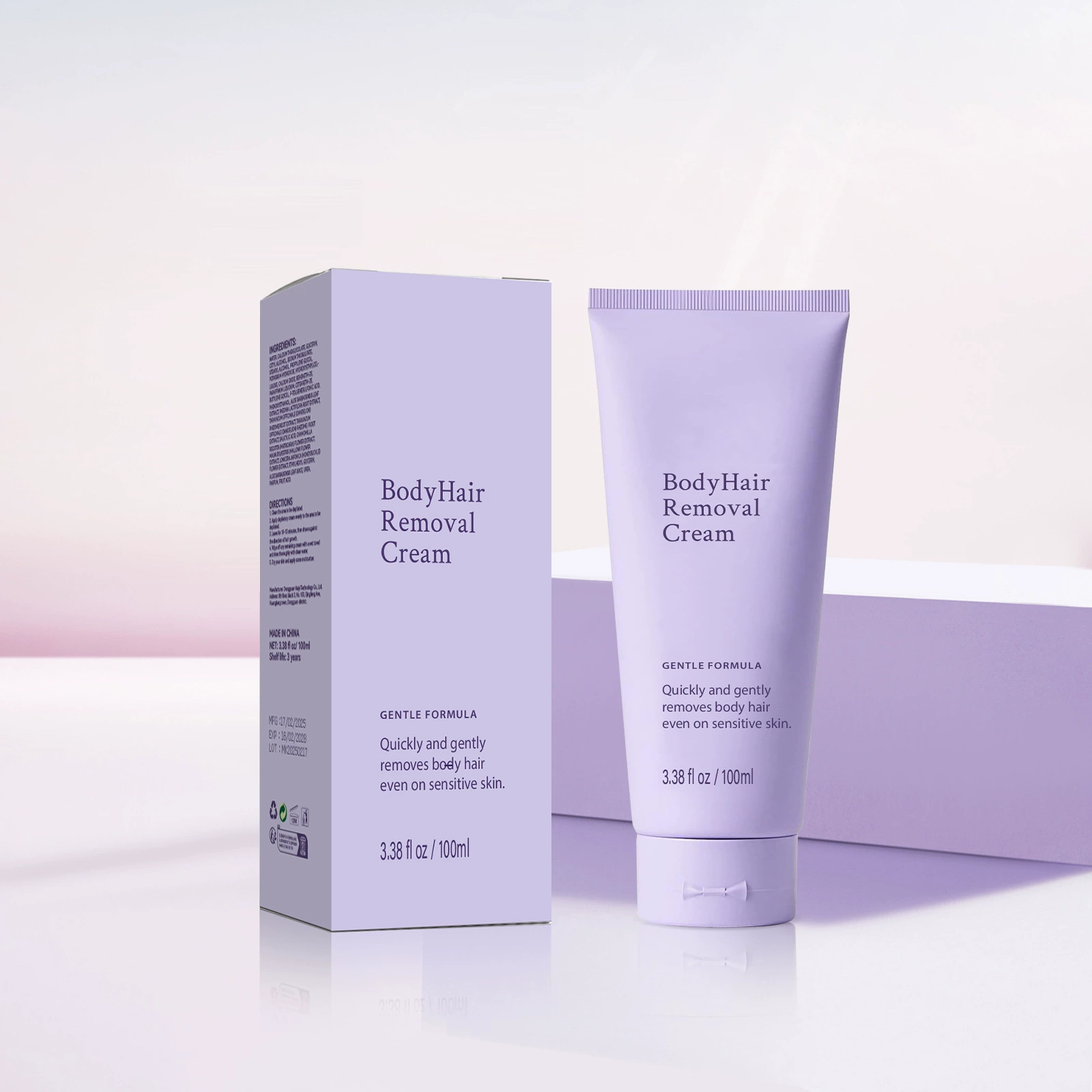 Sensitive Skin Body Hair Removal Cream Мягкий крем для удаления волос для чувствительной кожи