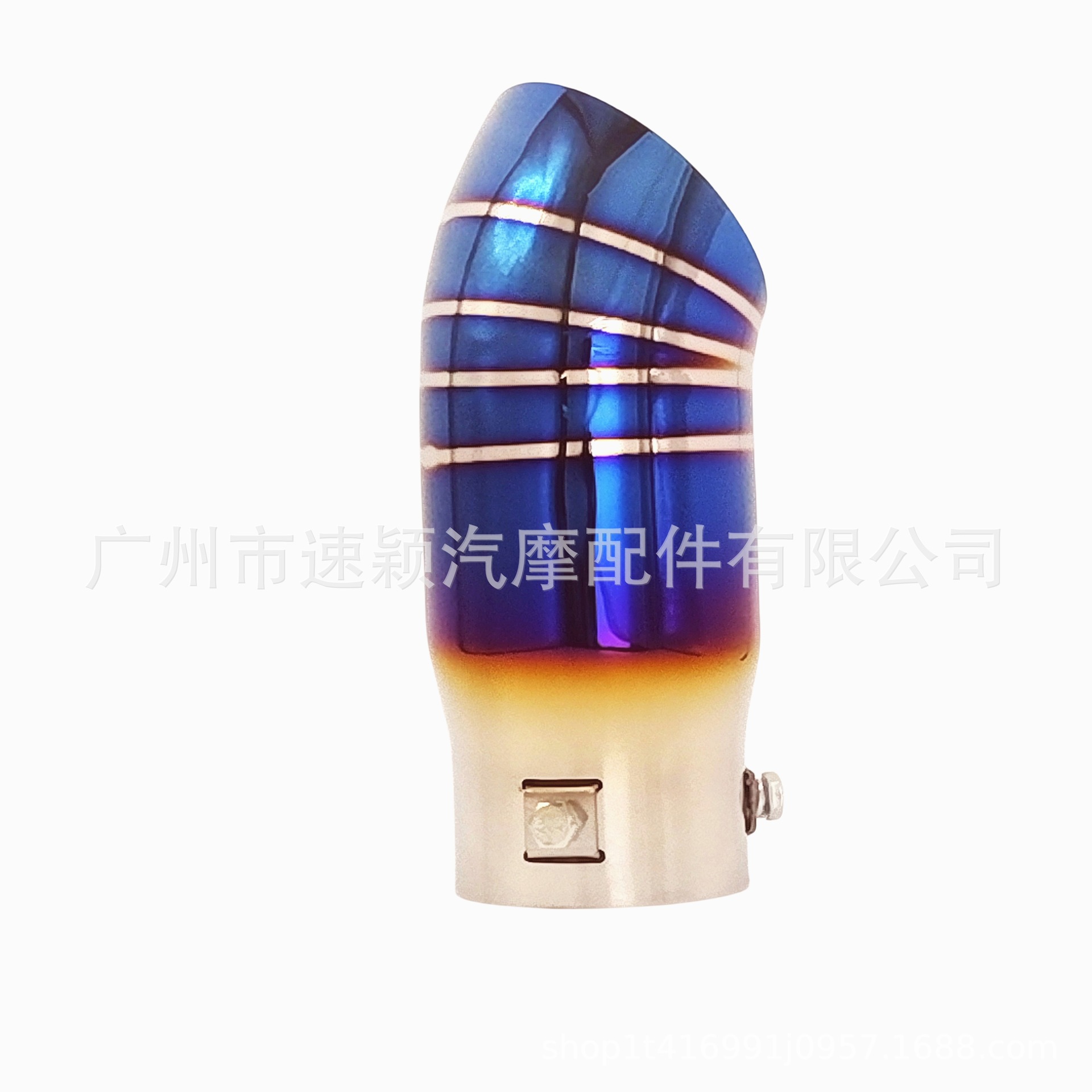 Factory Direct Sales Car Modification Universal Stainless Steel Exhaust Pipe Single Outlet Tailpipe Valve Exhaust Smoke Pipe Tail Tip