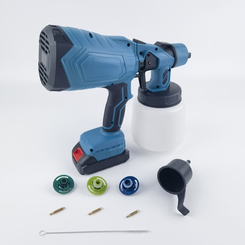 批发跨境手持式喷漆枪无线锂电喷涂工具家用多功能电喷枪壶批发