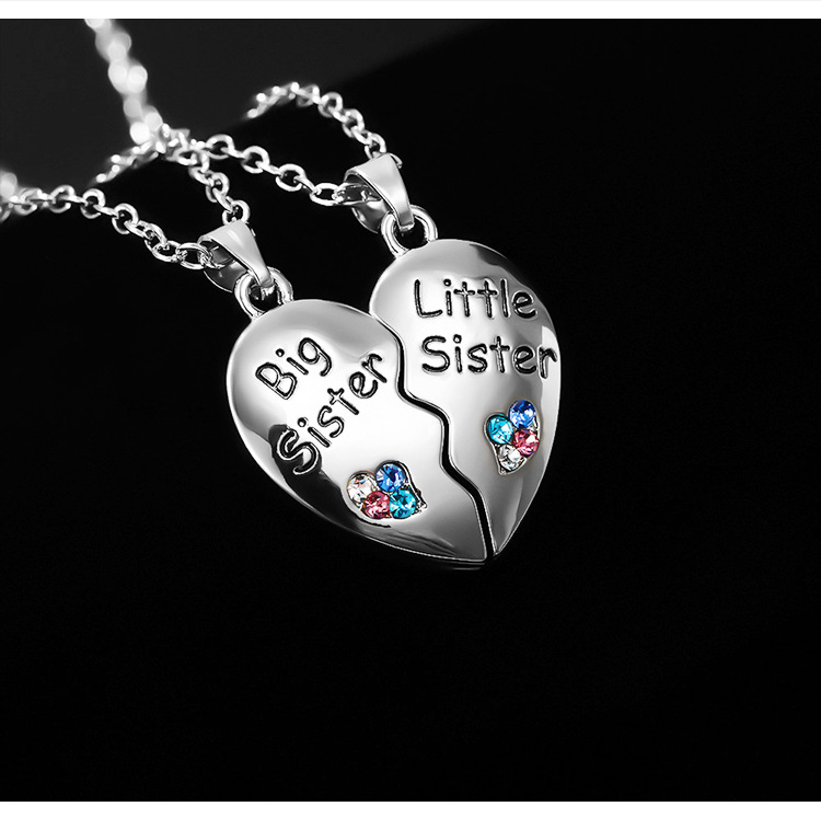 Mode Nouveau Collier Pendentif Couture En Forme De Coeur display picture 2