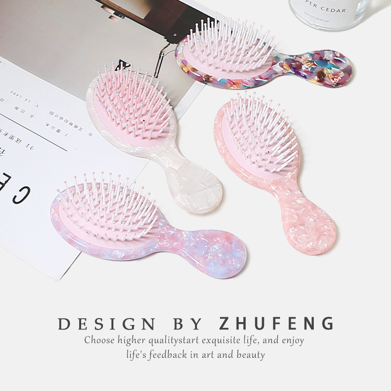 Korean Style High-Quality Air Cushion Comb, Cute and Compact Comb, Sweet Girl Massage Hair Accessories, Hair Comb, Easy to Carry Small Comb