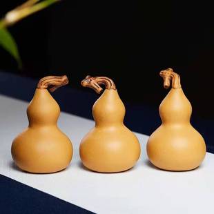 Yixing Raw Ore Zisha Creative Personality Zisha Tea Ceremony Tea Pet Ornaments Can Raising Section Mud Gourd