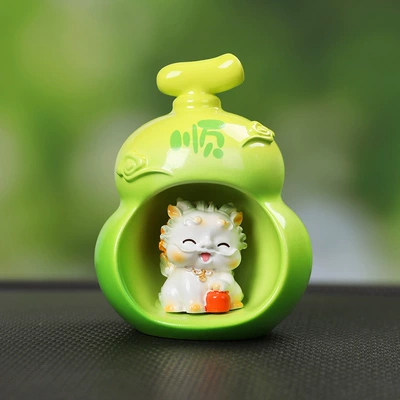 Accessories Dashboard Combination Decoration – Car ornaments - gourd-pixiu-ornaments-section-d-everything-goes-well