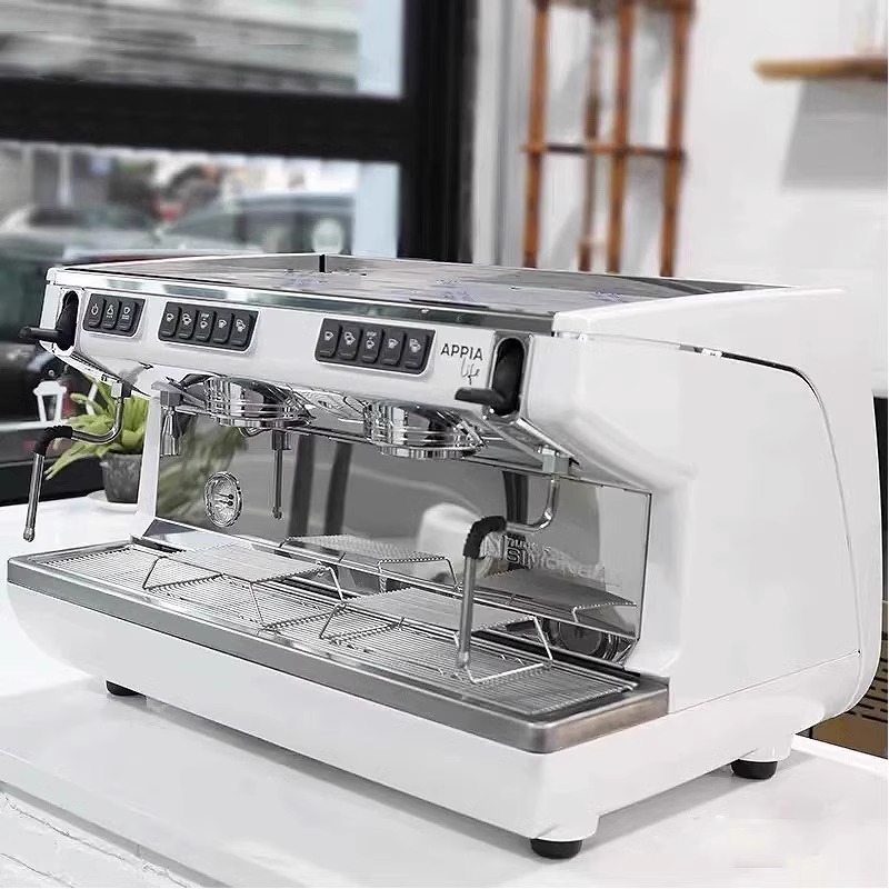 イタリアの諾瓦nuva Appia Lifeコーヒーマシンのダブルヘッド業務用半自動電子制御高カップ版卸売り|undefined