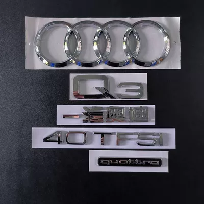 Audi Q3 Q2L original car emblem: Car logo - standard-q3-40tfsi4