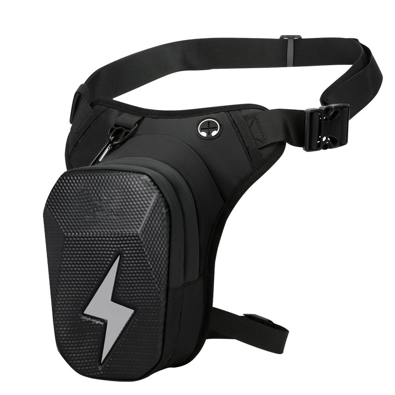 Motorcycle Bicycle Hard-Shell Leg Bag, Riding Bag, Motorcycle Crossbody Bag, Men's Waist Bag, Waterproof Cross-Body Bag, Riding Backpack