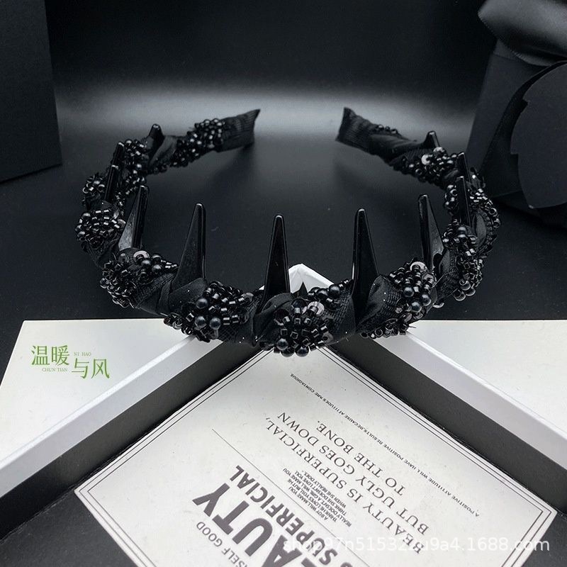 路易斯巴黎王妃发箍女2025新款带齿碎发洗脸头箍高颅顶高级感发卡|undefined
