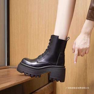 cos�R��ѥ������Ӣ��2025����8cm�ﶬС���Ӻ�ɫ��ѥ������@�ȼ�