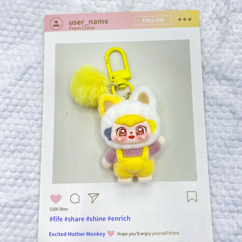 植毛恋人猫梨梨かわいい人形デスクトップ装飾ミニ小さな装飾品クリエイティブ小さなギフトブラインドボックス卸売|undefined