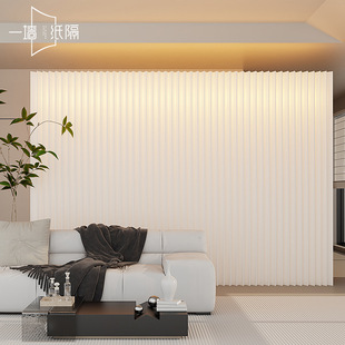 Paper Luminous Screen Partition Fake Wall Screen to Block Office Room Partition Artifact Self-Installed Punch-Free Partition Wall