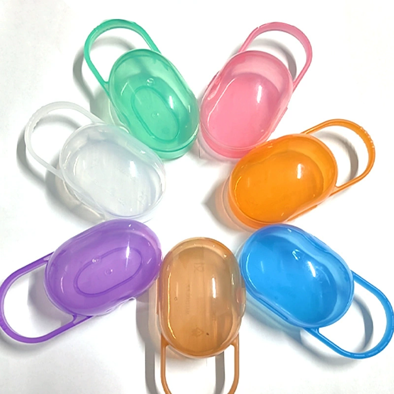 Children's silicone pacifier, handheld storage box for mother and baby