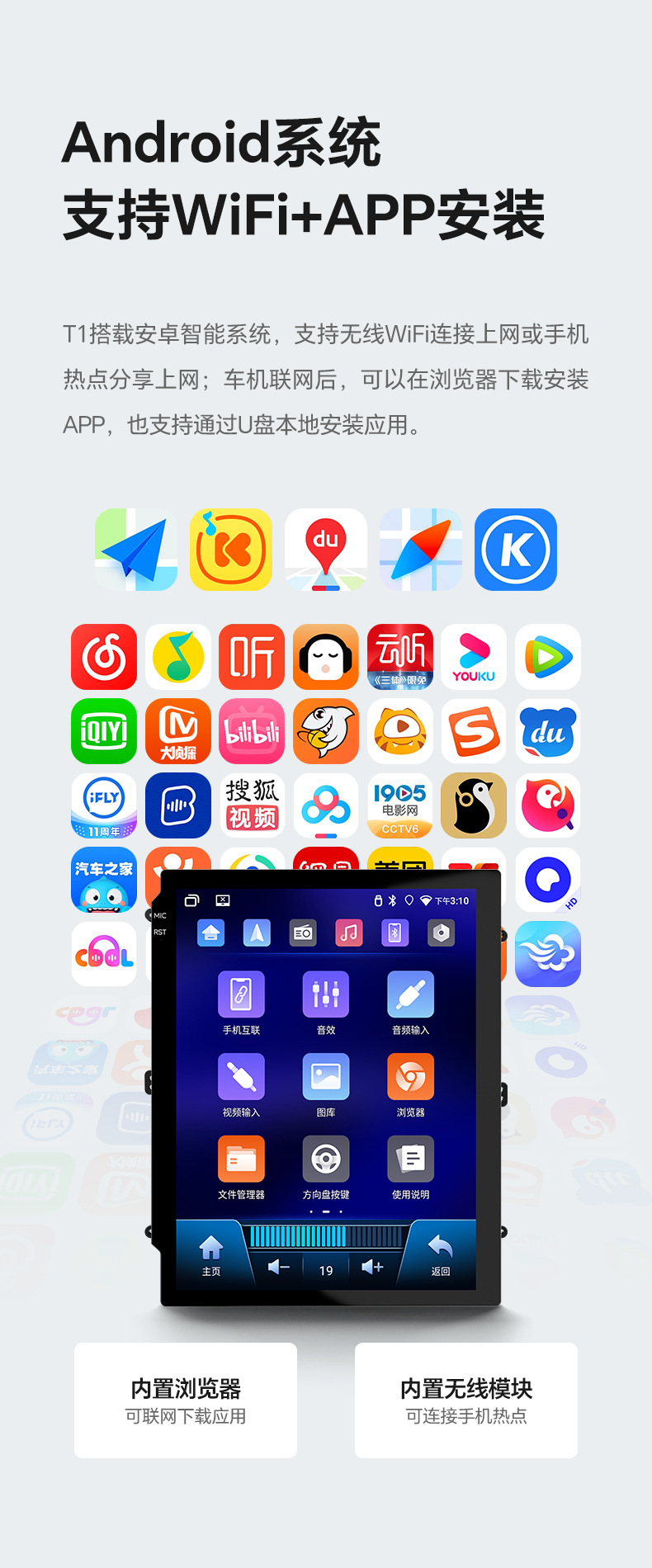 Shenyou 9.7inch Vertical Screen Versatile Android Gps Car Navigation Central Control Large Screen Wireless Carplay All-In-One Car System