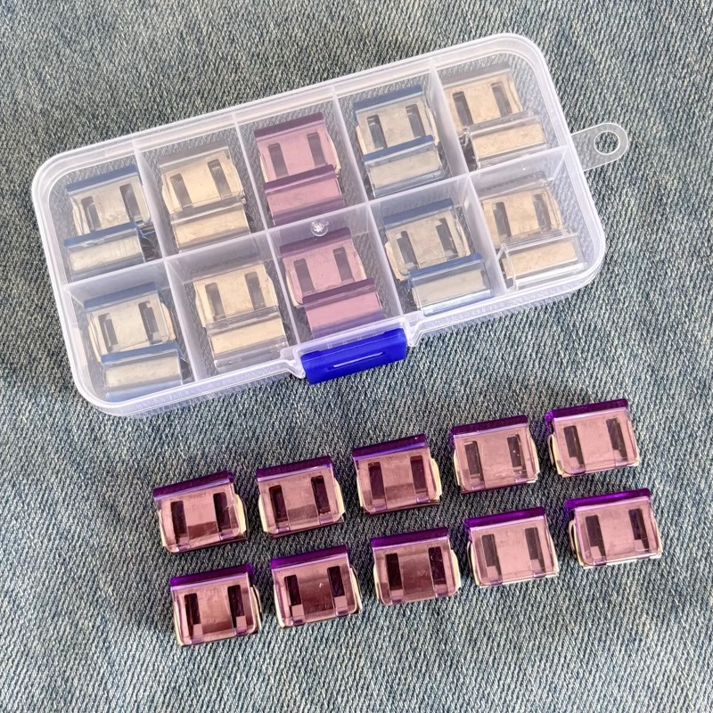 Artezo anti-trapeador de pantalones, botones invisibles largos y cortos, ajuste de perneras del pantalón sin costura, hebilla de borde, clip de fijación de cierre