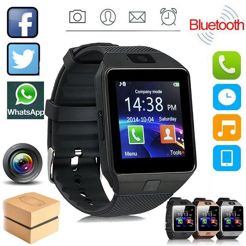 DZ09 smart watch card-inserting phone watch call smart reminder Bluetooth Positioning cross-border delivery