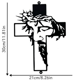 Cross-border acrylic cross sign/cross acrylic wall hanging decoration, acrylic wall art decoration