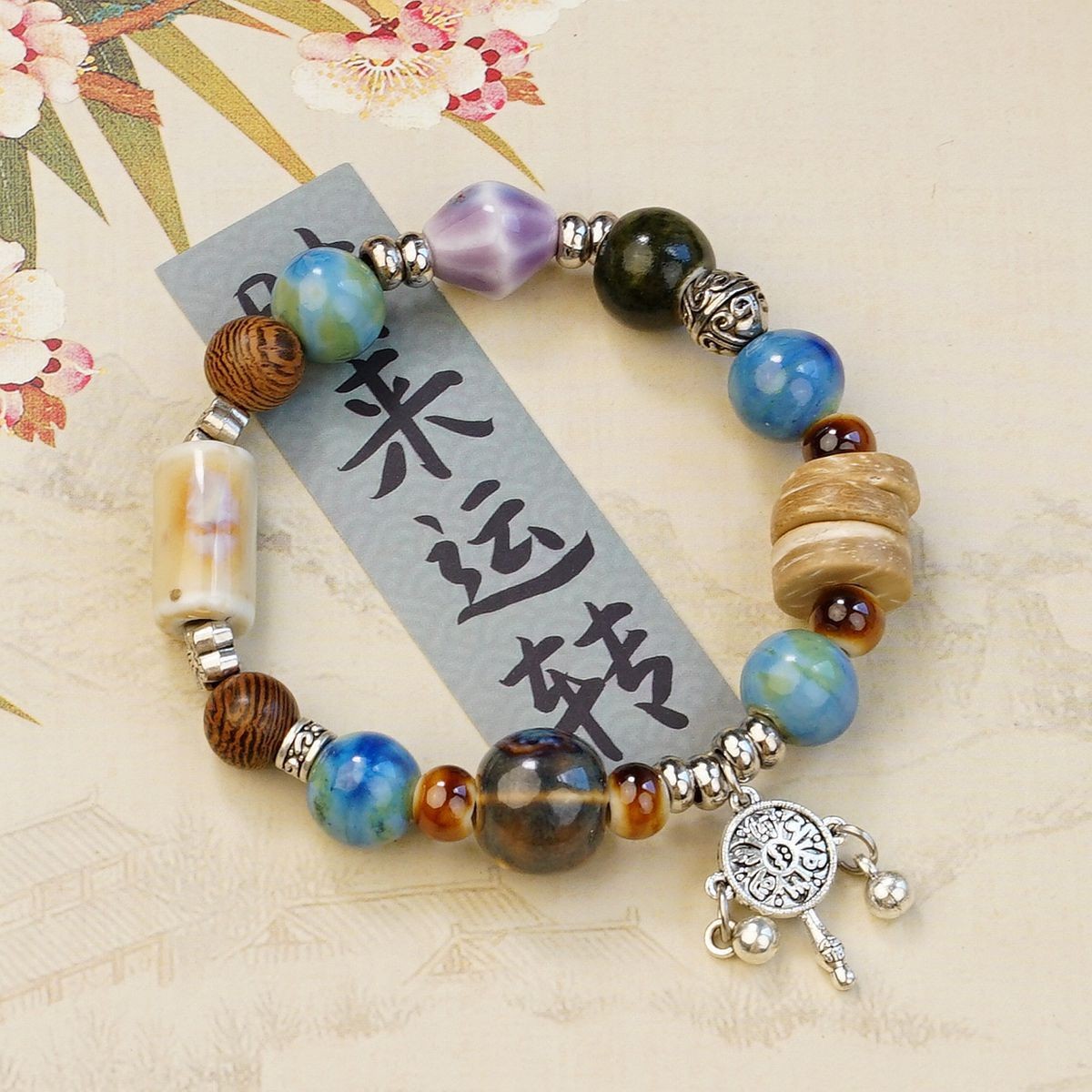 Jingdezhen pulsera de cerámica de verano mujer alta sensación galletas serie de gatos nicho diseño universal pulsera alta sensación