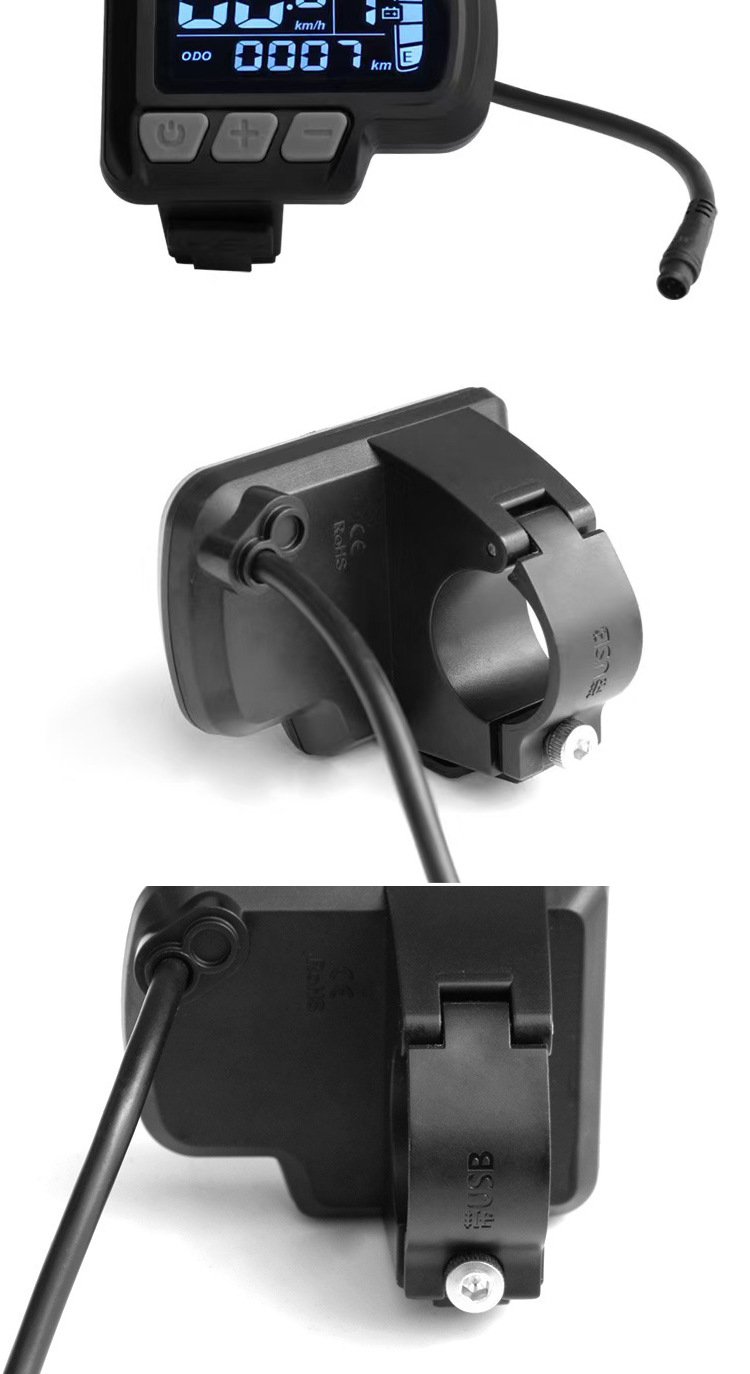 Electric Bicycle EN06 Smart LCD Display Mountain Bike Scooter LCD Monitor Waterproof 6-core Wiring