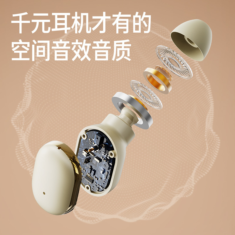 Transfronterizo Q31 auriculares Bluetooth inalámbricos en el oído reducción de ruido deportivo pantalla digital privada modo táctil nuevo TK Temu venta caliente