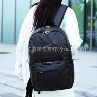 Cross-border NK New Style Simple Trendy Brand Backpack Lightweight Large Capacity Outdoor Travel Backpack College Student Schoolbag