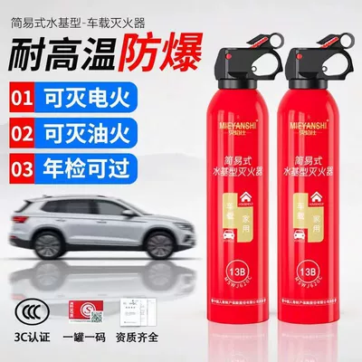 standard fire equipment, Vehicle fire extinguisher
