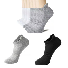 Tail order processing, unisex solid color boat socks, unisex sports running socks, wholesale elastic socks, gift socks